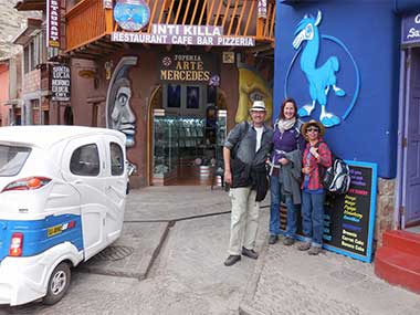 Moto taxi Sacred Valley